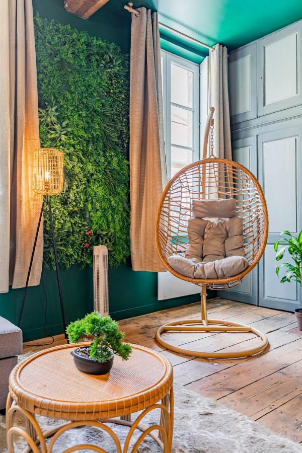 Appartement Jungle - Libourne Centre - 4 Pers - Sauna - Netflix Exterior foto